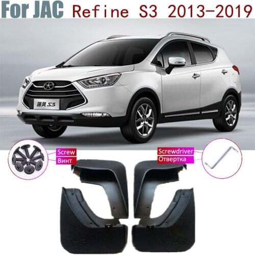 Fender Mud Flaps Guard Splash Flap Mudguard Accessories Mudflap For JAC Refine S3 T50 T5 2013 2014 2015 2016 2017 201 2019