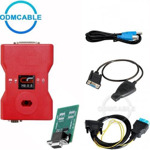 CGDI Prog forMB Car Key Add Fastest Key Programmer NEC Key Adapter with OBD USB cables CGDI key program with IR Adapter diagnos