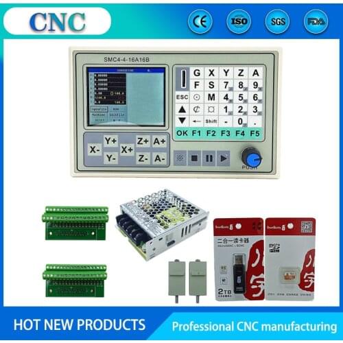 CNC kit 4-axis offline motion control system engraving machine controller 4-axis linkage 35W12V switching power supply