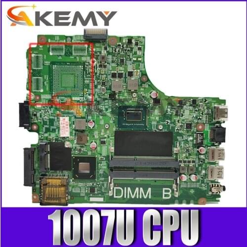 CN-0PTNPF 0PTNPF PTNPF MAIN BOARD For Dell Inspiron 2421 3421 Laptop Motherboard mainboard 1007U CPU DDR3