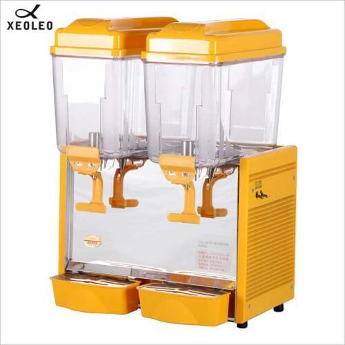 XEOLEO Double tanks Cold&Hot Drink machine 2*12L Juice dispenser 220V Mix Type Beverage machine Commerical Drink dispenser