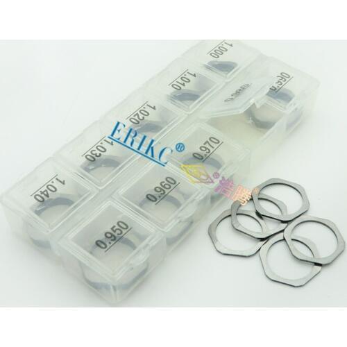 ERIKC Common Rail Adjusting Shim B12 Diesel Fuel Injector Shims Total 50 Pieces Nozzle Adjusting Washers B12 0.95--1.04mm