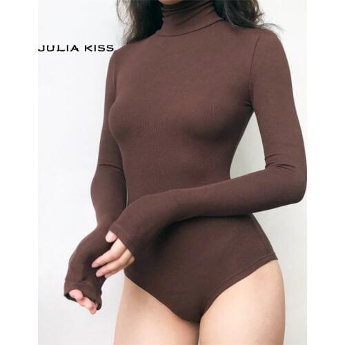 Женские боди с длинным рукавом JULIA KISS China At AliExpress