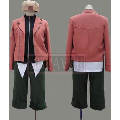 Future Diary Amano Yukiteru Cosplay Costume Custom Made Include Hat+Jacket+Coat+Shirt+Pants