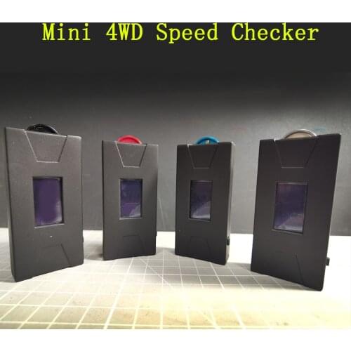 Mini 4WD Car Speed Checker Tachometer Hand-held Treadmill Speedometer Tools for Tamiya Mini 4WD Racing Car