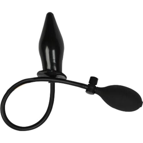 1PCS Party Favor Inflatable Air Bag Backyard Massager Black Silicone Passionate Hot