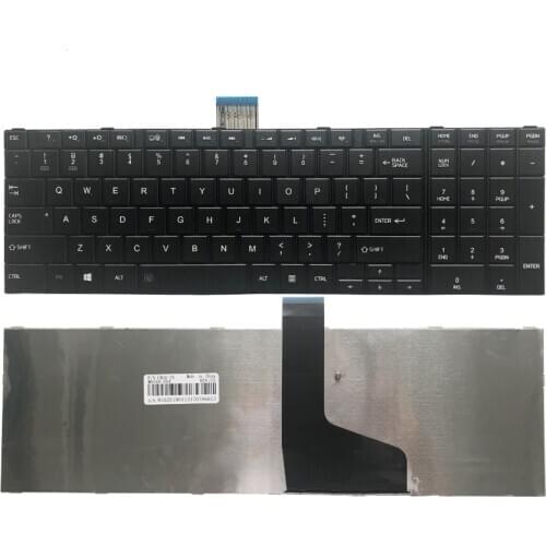 NEW US keyboard for TOSHIBA SATELLITE C850 C850D C855 C855D L850 L850D L855 L855D L870 L870D US Black laptop keyboard
