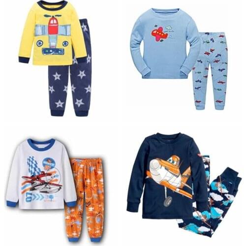 Newest Kids Pajamas Cotton Clothes Nightwear Children Sleepwear Boys Girls Homewear Set Toddler Animal Pyjamas Baby Pijamas