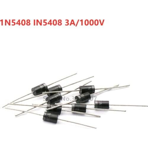 20PCS/LOT IN5408 1N5408 3A 1000V DO-27 Rectifier Diode New