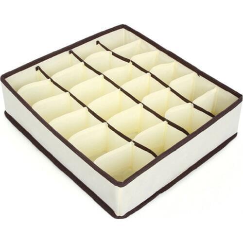 Multi-grids Clothes Socks Bra Ties Underwear Storage Boxes Organizer Container Home Tiny Things Storage Box