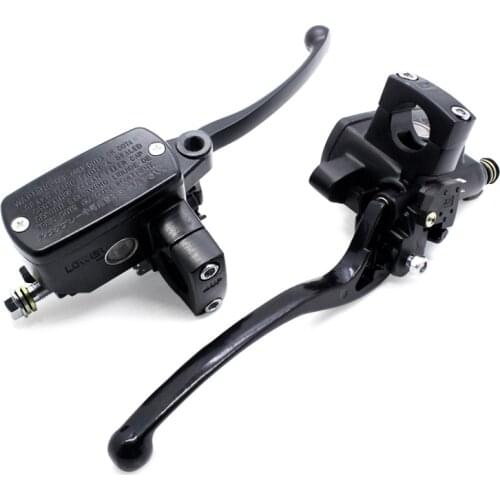 7/8" 22mm Motorcycle Front Brake Master Cylinder Hydraulic Clutch Lever Universal Left & Right Handle for Yamaha Suzuki Honda