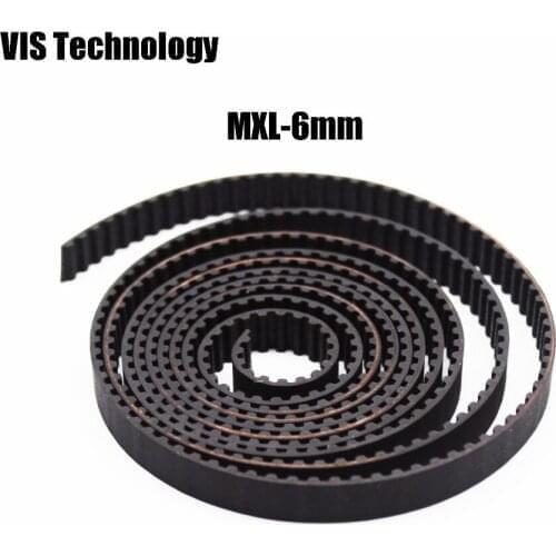 5 meter MXL Width 6mm Open MXL Timing Belt MXL-6 Belt for MXL belt pulley RepRap 3D printer