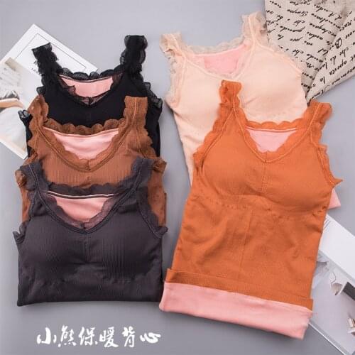 3D Sexy Lingerie Seamless Sport Bra Top Bra Push Up Bralette Brassiere Women Underwear warm vest lace fairy Plush seamless Girl