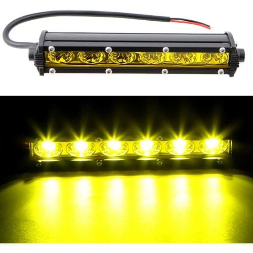 Universal Yellow LED Daytime Running Lamp Kit w/ Relay Wire Harness For Car SUV BMW Cadillac VW Chevrolet Acura Fog Light