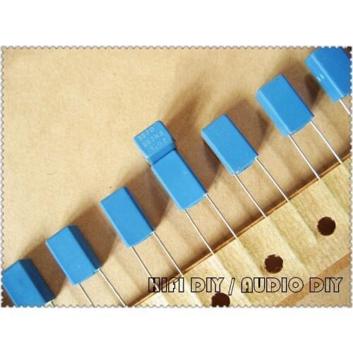 10PCS/50PCS AV P12 3570pF 63V 63V3570pF 2% Tin Foil Polypropylene Film Capacitor