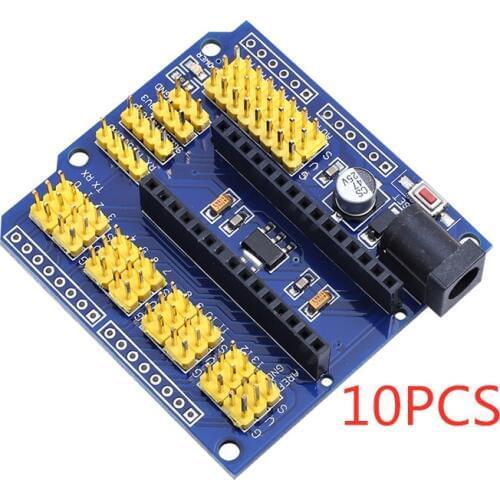 10pcs NANO V3.0 Adapter Prototype Shield and UNO multi-purpose expansion board FOR arduino