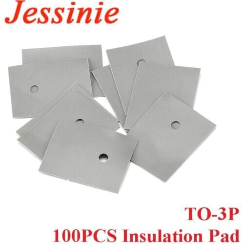 100PCS TO-3P Insulation Pad Silicone Heatsink Shim Transistor Silicone Insulation Film