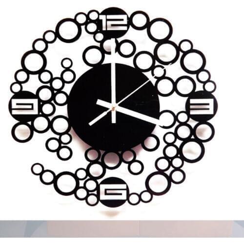 2017 Wall Clock Korean Design Clocks Reloj De Pared Horloge Acrylic Mirror Living Room Quartz Watch Home Watches