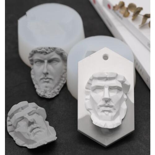 Alexander plaster portrait mold car interior decoration air outlet aromatherapy plaster DIY material