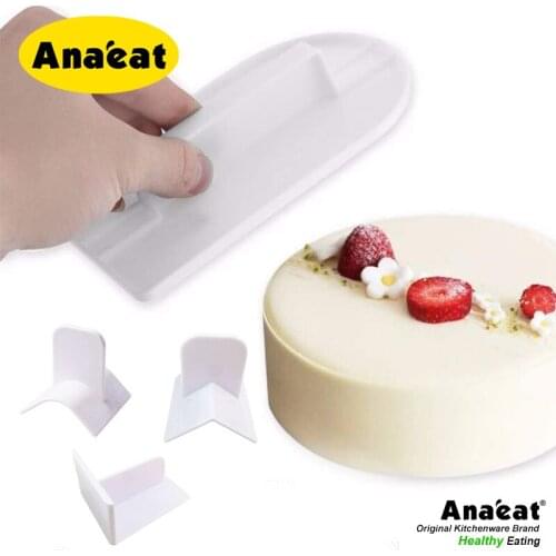 ANAEAT 1pc Food Grade Plastic Cake Polisher Tool Cake Decorating Polisher Fondant Fondant Cake Spatula DIY Baking Tool