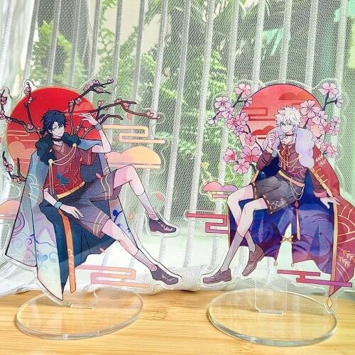 Anime Shiguang Daili Ren Cheng Xiaoshi Lu Guang Acrylic Stand Figure Model Plate Display Accessories Tabletop Decor Kimono Gifts