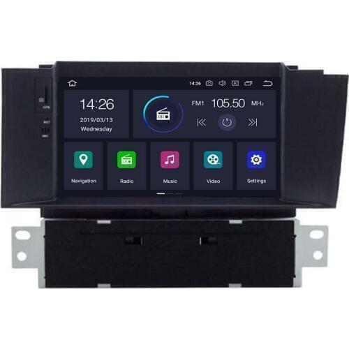 Android 10 Car DVD Player For Citroen C4 C4L DS4 2 Din Car Radio 4G RAM GPS Navigation Radio WIFI Multimedia Stereo Canbus