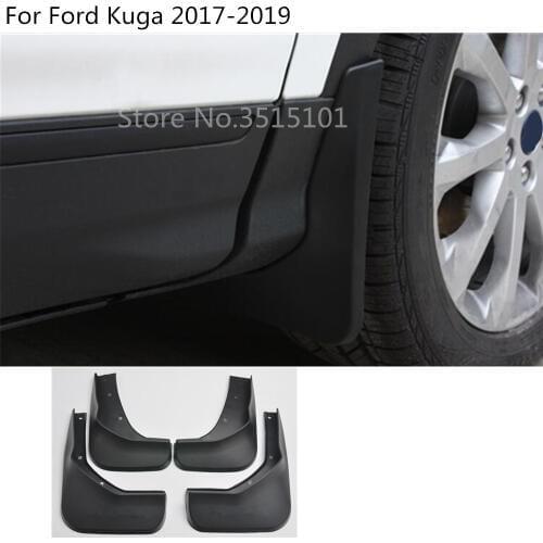 Car Styling Plastic Fender Soft Mudguard Auto Detector Flap Splash Mud Guard For Ford Kuga Escape 2017 2018 2019 2020