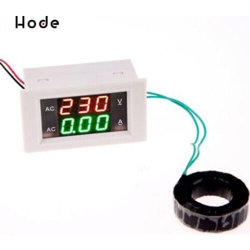 AC 100A 300V 110V 220V Digital Ammeter Voltmeter LCD Panel Amp Volt Current Voltage Meters