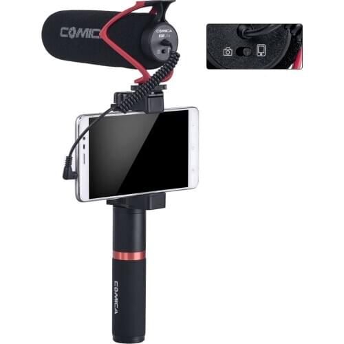 Comica CVM-V30 LITE Video Microphone Condenser volgging Recording Mic for Canon Nikon Fuji DSLR Camera for iPhone Smartphones