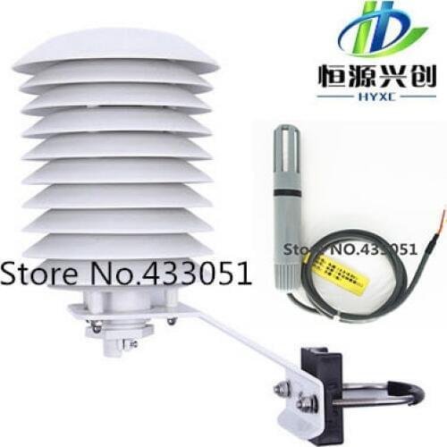 Temperature & humidity sensor with protective cover