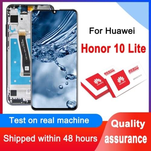 100% Tested 6.21'' Display Replacement For Huawei Honor 10 Lite LCD Touch Screen Digitizer Assembly For Global HRY-LX1 HRY-LX2