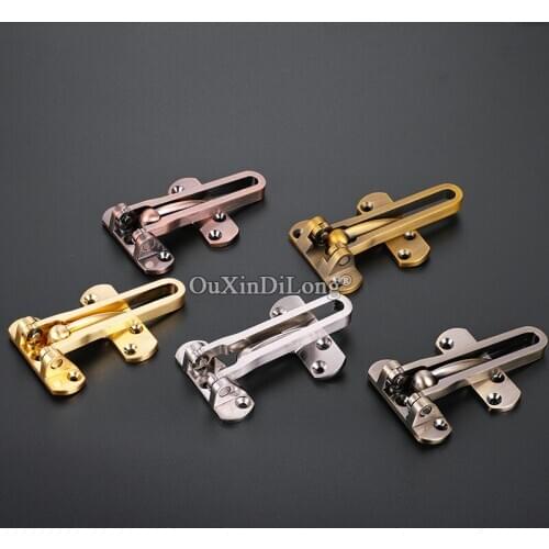 Brand New Zinc Alloy Door Lock Hasp Anti-theft Clasp Door Latch for Home Hotel Guard Safety Protection Latch