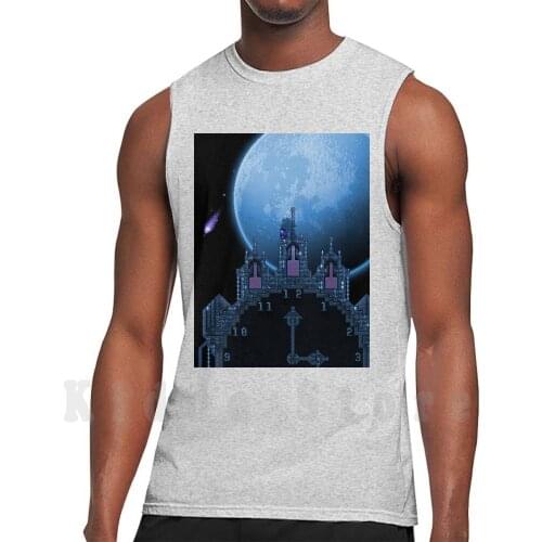 Terraria-Indie Game tank tops vest sleeveless Terraria Moon Lord Base Journey End Update Armor Weapon Lava