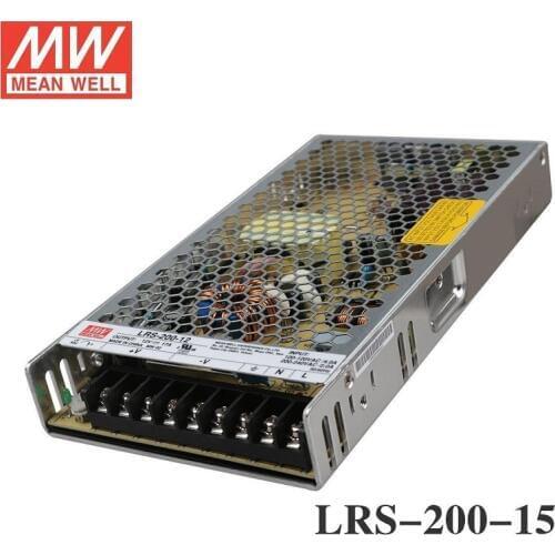 LRS-200-15 Meanwell 200W 15V 14A switch power supply approved for led lighting