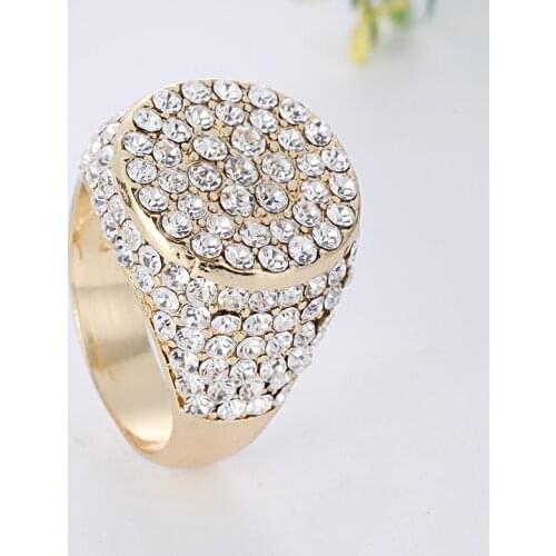 Fashion Hip Hop Style Women Rings Jewelry Classic Lady Engagement Wedding Rings for Female Friend Party Best Gift