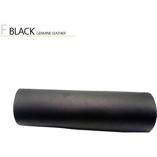 Genuine Leather 2.0 mm New crazy horse leather cow skin first layer material leather craft DIY Black color