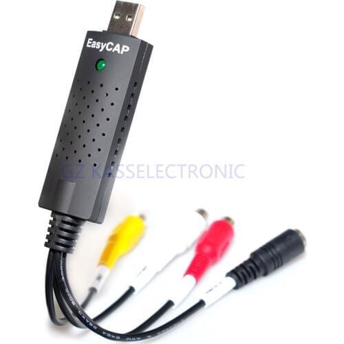 2017 New analog TV DVD VHS, Hi8 video capture card for windows 7 ,convert analog video audio to digital format,Free shipping