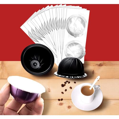 62MM Update Nespresso Vertuoline Delonghi Pods Filters Foils Disposable Nespresso Vertuo Capsule Aluminum Seals Stickers 2020