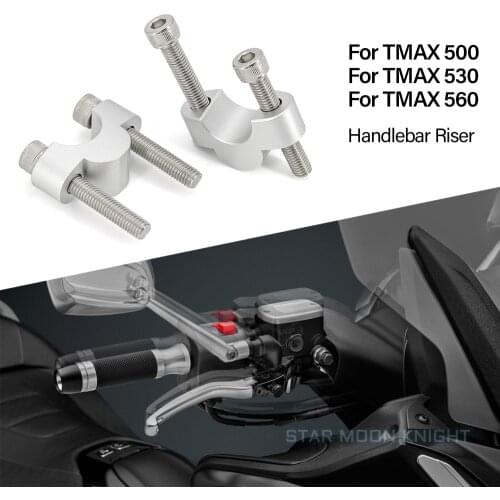Fit For YAMAHA T-MAX500 T-MAX530 T-MAX560 TMAX T-MAX 500 530 560 Motorcycle Accessories Handlebar Riser Clamp Back Move Mount