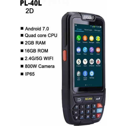 PL-40L Portable Android wireless data terminal top quality 2d qr code barcode scanner handheld terminal
