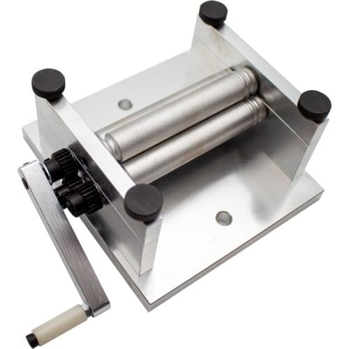 DIY Manual Plate Rolling Machine Soft Metal Sheet Soft Metal Tube Mini Bending Machine S/N: 20013 Y