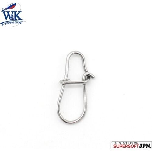 5 SIZE Lock Snap Fishing Accessories at SS material Fishing Tackle 20pcs/pk Snaps Fishing Swivels