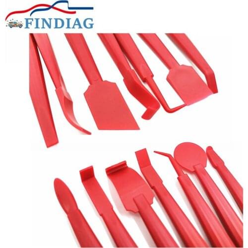 7pcs/lot Car Film Wrapping Tools PP Squeegee Scraper Glass Window Removal Bubbles Car Stickers Installation Anti-Scratch Tool