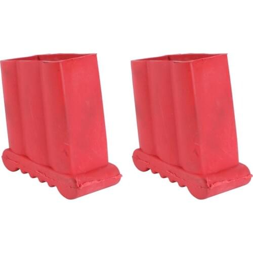 2pcs Replacement Slip Proof Step Ladder Feet Cover Rubber Foot Grip Cover Leg Covers Protective Pad Cushion