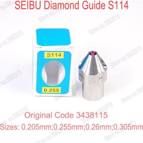 FANUC Machine Parts Wire Guide S114 Upper & Lower Diamond Guide 0.255mm Original Code 3438115