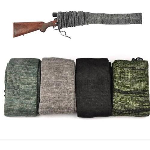 Shooting Fishing Rod Sock Protection Cover Bag Case Tactical Hunting Caza Silicone Treated Gun Sock Polyester Rifle Gun