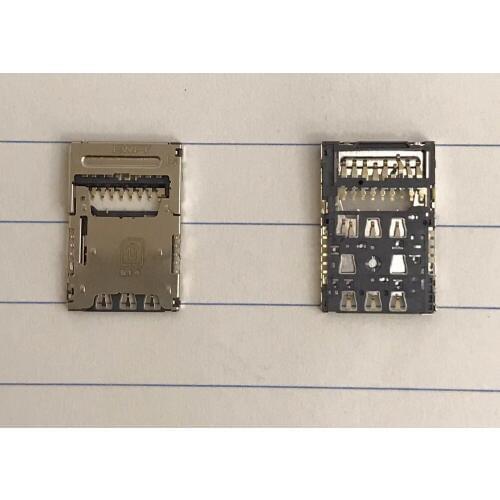 10pcs/Original for LG K10 K8 K350 V10 V20 H968 H900 Sim card Reader socket connector