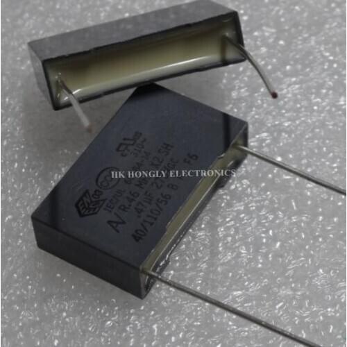 20PCS R.46 R46 MKP X2 SH .47uF 275Vac 0.47UF 474 K 10% P=22.5mm Film Capacitor