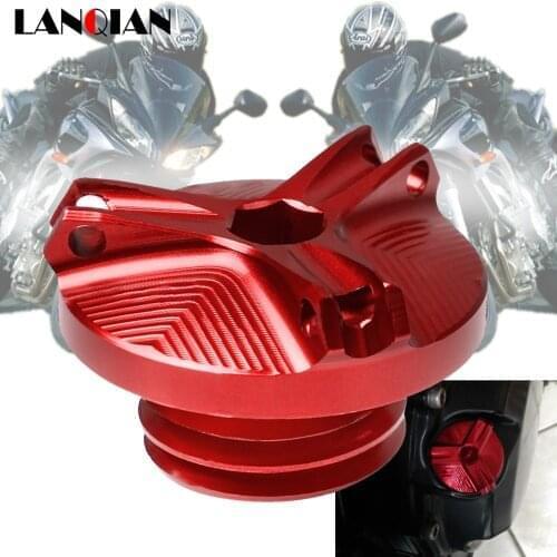 Motorcycle Accessories M20*2.5 CNC Engine Oil Filter Cap Bolt Screw cover For Ducati MONSTER 821 2014 2015 2016-17 parts oil cup