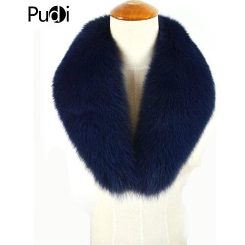 CLF010 Genuine Winter Women Fox Fur Scarf Scarves Wrap Neck Warmer Shawl Collar